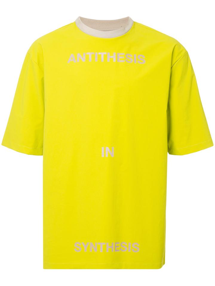 Ex Infinitas Anti-synth Round Neck T-shirt - Green