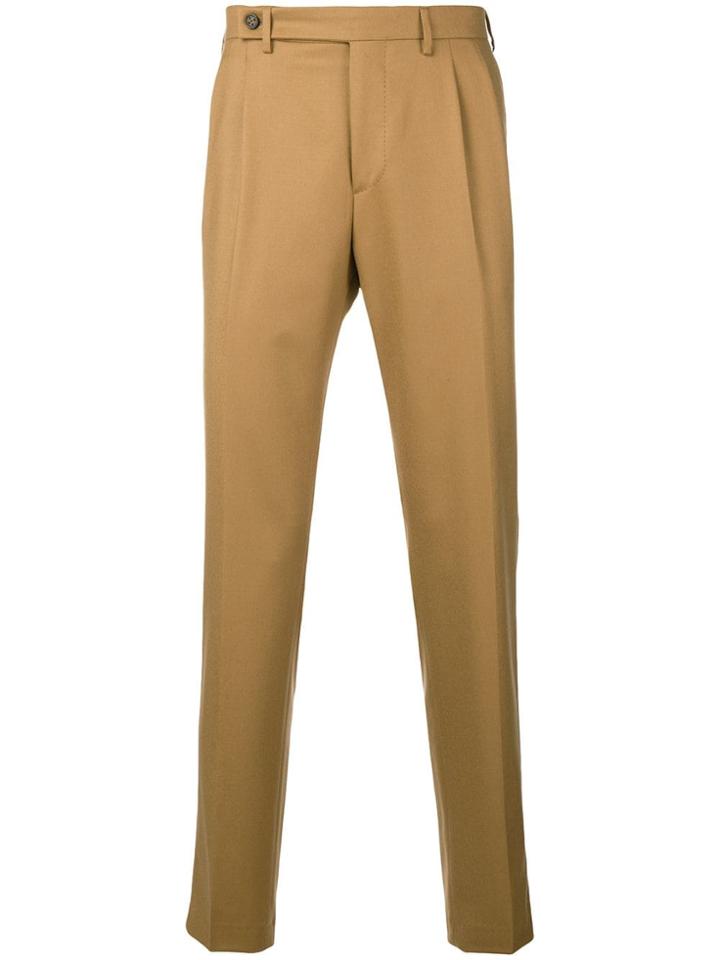 Berwich Tapered Tailored Trousers - Nude & Neutrals