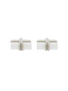 Fefè Cilinder Cufflinks - White