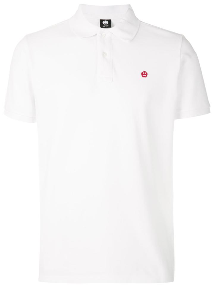 Aspesi Patch Detail Polo Shirt - White