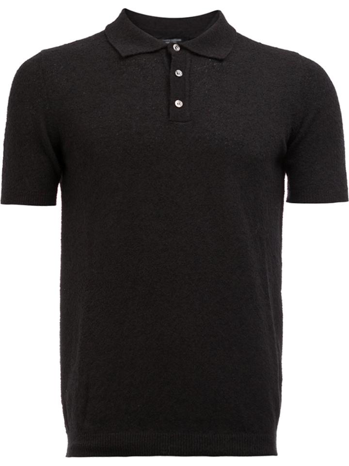 Roberto Collina Classic Polo Shirt - Black