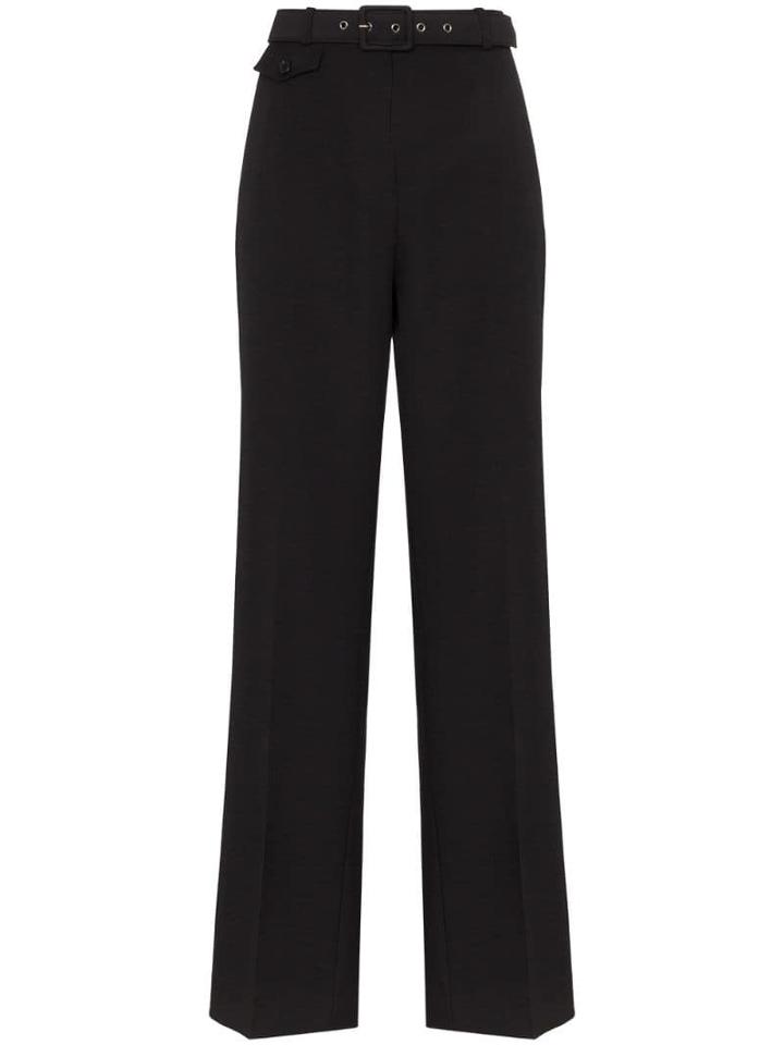 Givenchy High-waisted Tailored Trousers - Black