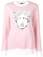 Versace Medusa Print Sweatshirt - Pink