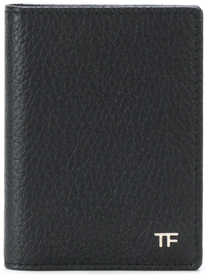 Tom Ford Brand Embossed Cardholder - Black