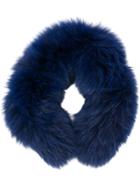 N.peal Fox Fur Band - Blue