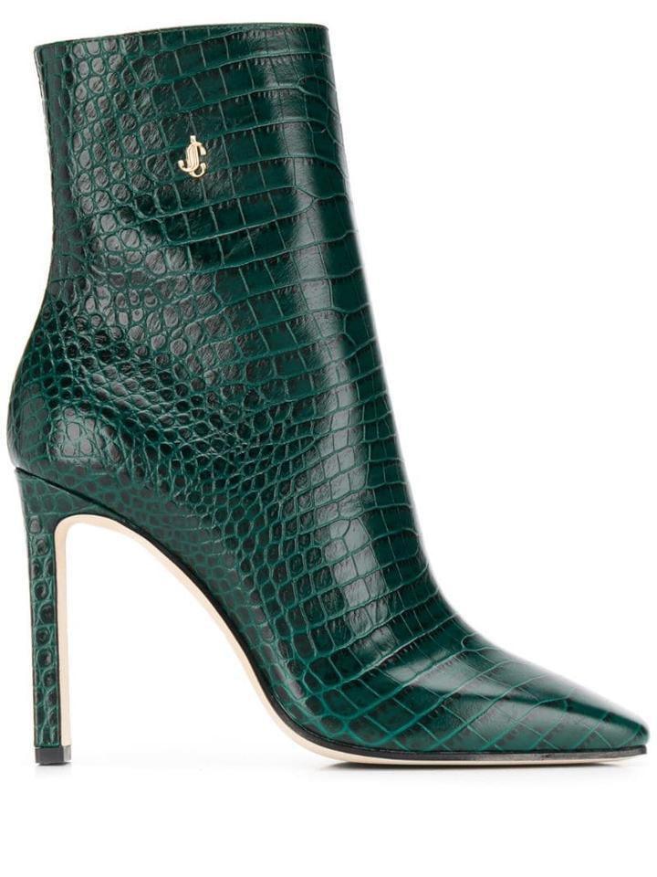 Jimmy Choo Minori 100 Boots - Green