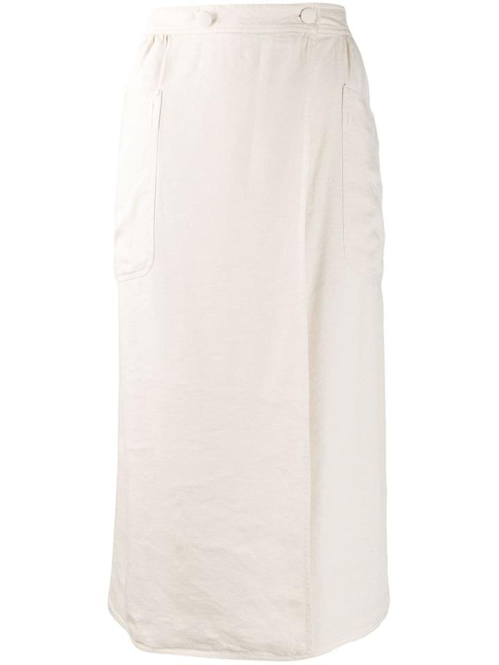 Fendi Pre-owned Straight-fit Skirt - Neutrals