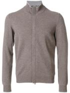 Barba Zipped Knitted Top - Nude & Neutrals