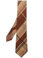 Marni Diagonally Striped Tie - Brown