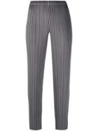 Pleats Please By Issey Miyake Micro Pleated Trousers - Grey