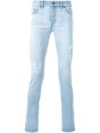 Hl Heddie Lovu Bleach Skinny Jeans, Men's, Size: 27, Blue, Cotton/polyurethane