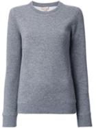 Michael Kors Basic Jumper, Women's, Size: Medium, Grey, Cotton/nylon/spandex/elastane/cashmere