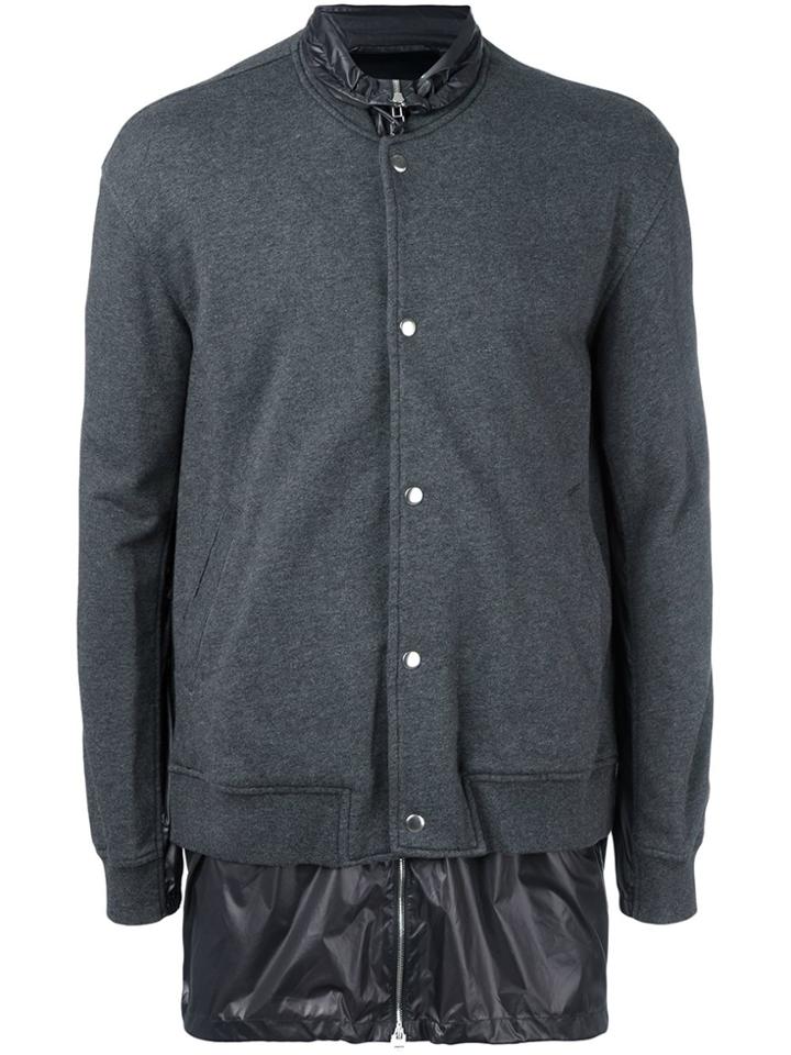 3.1 Phillip Lim Trompe L'oeil Track Jacket - Grey