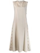 Cherevichkiotvichki Side Button Dress - Grey
