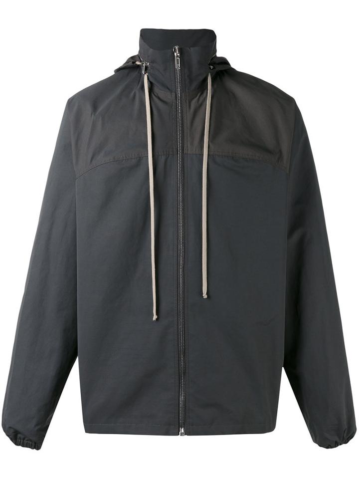 Rick Owens Drkshdw - Hooded Jacket - Men - Cotton/polyamide - M, Green, Cotton/polyamide