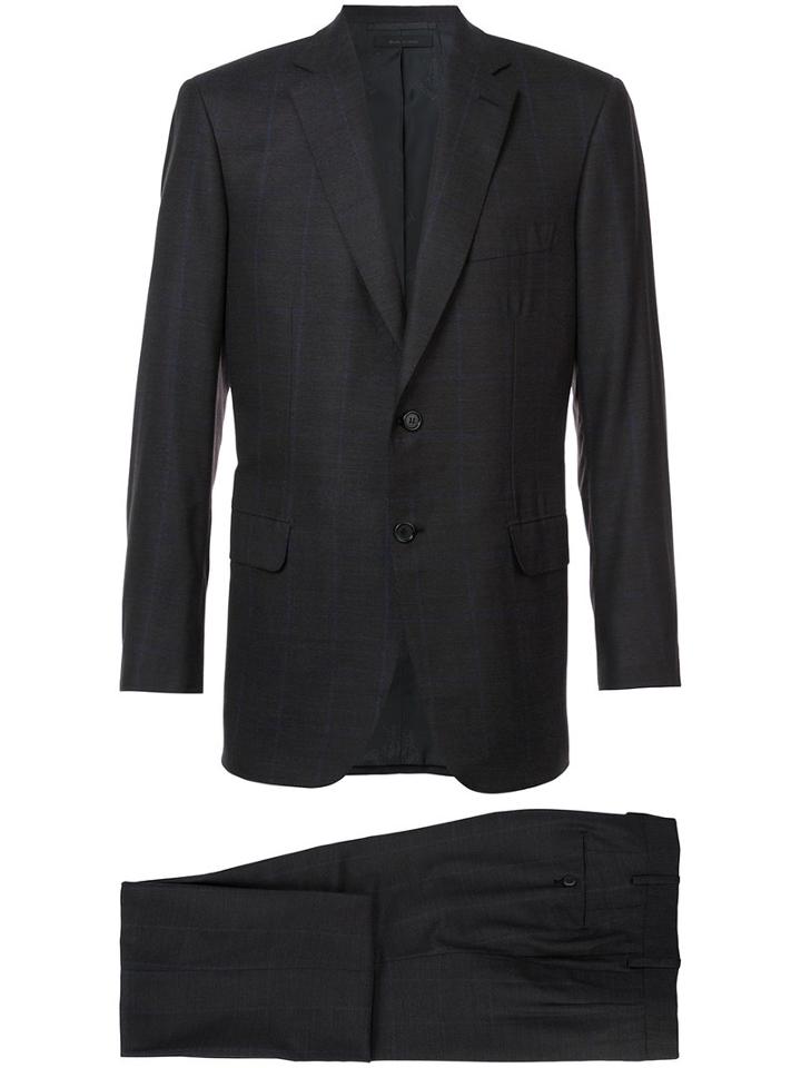 Brioni - Notched Lapel Two-piece Suit - Men - Wool - 50, Grey, Wool