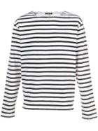 R13 Striped T-shirt - White