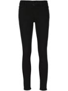 Frame Denim Skinny Jeans, Women's, Size: 25, Black, Cotton/polyester/spandex/elastane