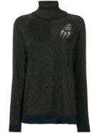 Karl Lagerfeld Space Karl Glitter Sweater - Black