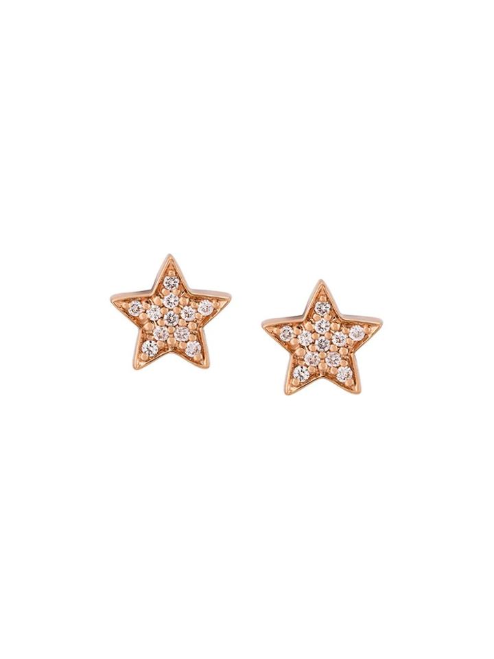 Alinka Stasia Diamond Star Earrings - Metallic