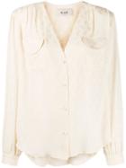 Blazé Milano Paisley Blouse - Neutrals