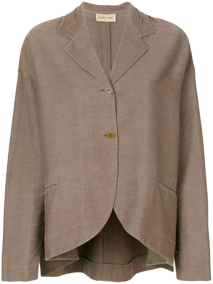 Romeo Gigli Pre-owned Long Sleeve Blazer - Brown