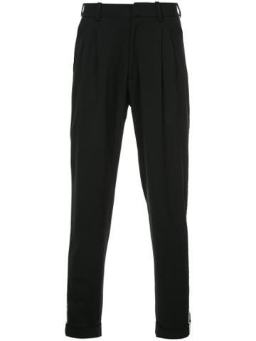 Selfmade By Gianfranco Villegas Tapered Leg Trousers - Black