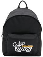 Dsquared2 Caten Canadian Bros Backpack - Black
