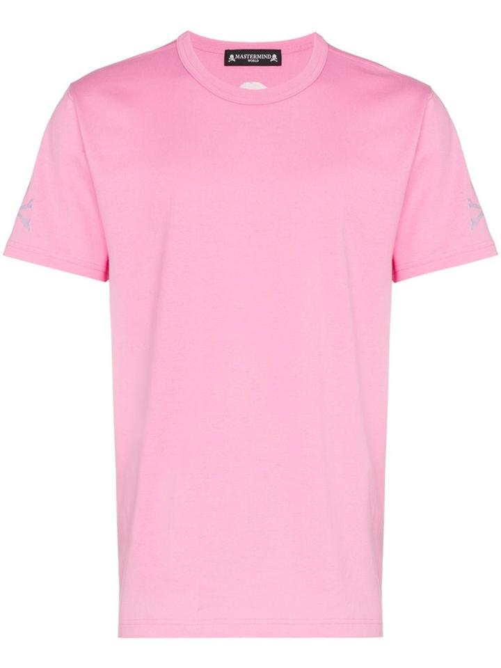 Mastermind Japan Mastermnind Emb Logo Tee Pink - Pink & Purple