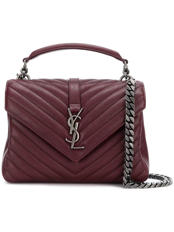 Saint Laurent Collège Shoulder Bag - Pink