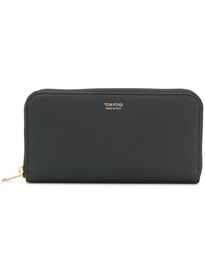 Tom Ford All Around Zip Wallet - Black