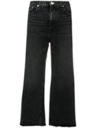 Rag & Bone Wide Leg Cropped Jeans - Grey