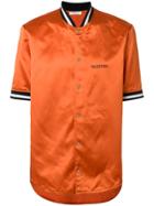 Valentino Satin Bomber Shirt - Yellow & Orange