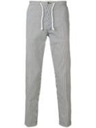Macchia J Striped Trousers - Black