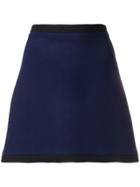 Miu Miu Mini Trapeze Skirt - Blue