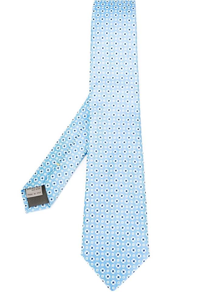 Canali Floral Embroidery Tie