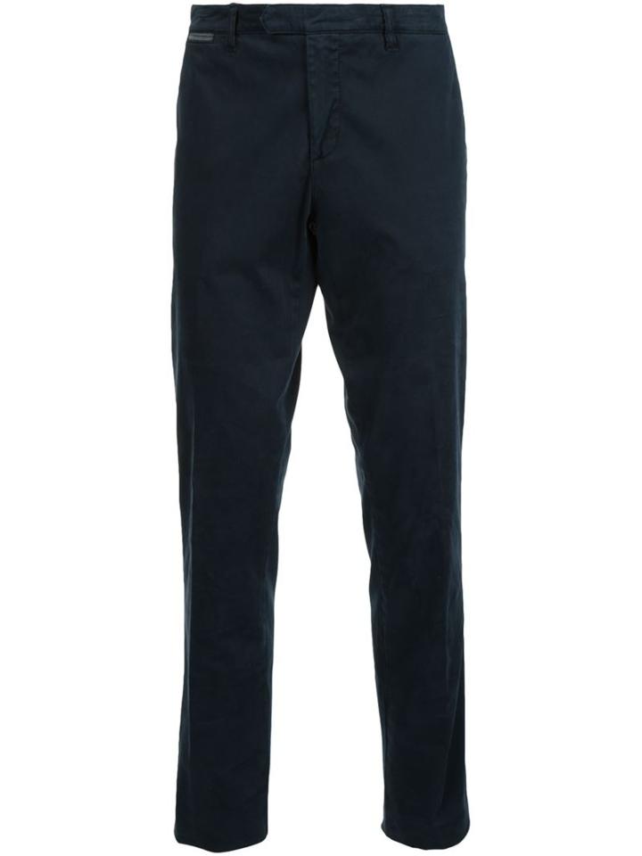 Eleventy Straight Leg Trousers, Men's, Size: 32, Blue, Cotton