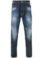 Low Brand Light-wash Fitted Jeans - Blue