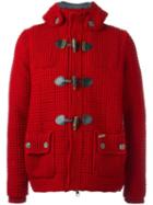Bark Duffle Jacket, Men's, Size: Medium, Red, Polyamide/polyester/wool