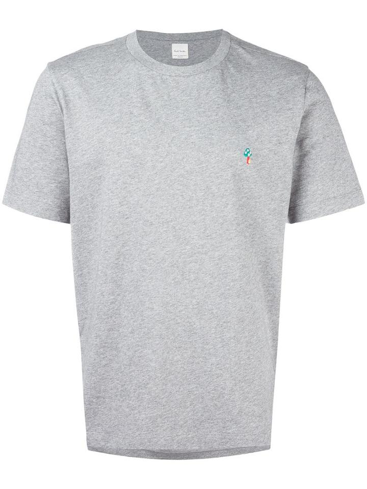 Paul Smith Marl Mushroom T-shirt, Men's, Size: Medium, Grey, Cotton