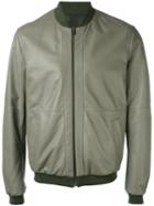 Etro - Reversible Bomber Jacket - Men - Cotton/leather - M, Green, Cotton/leather