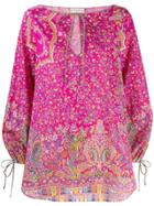 Etro All-over Print Blouse - Pink