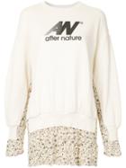 Aalto Longsleeved Logo Hoodie Dress - Nude & Neutrals