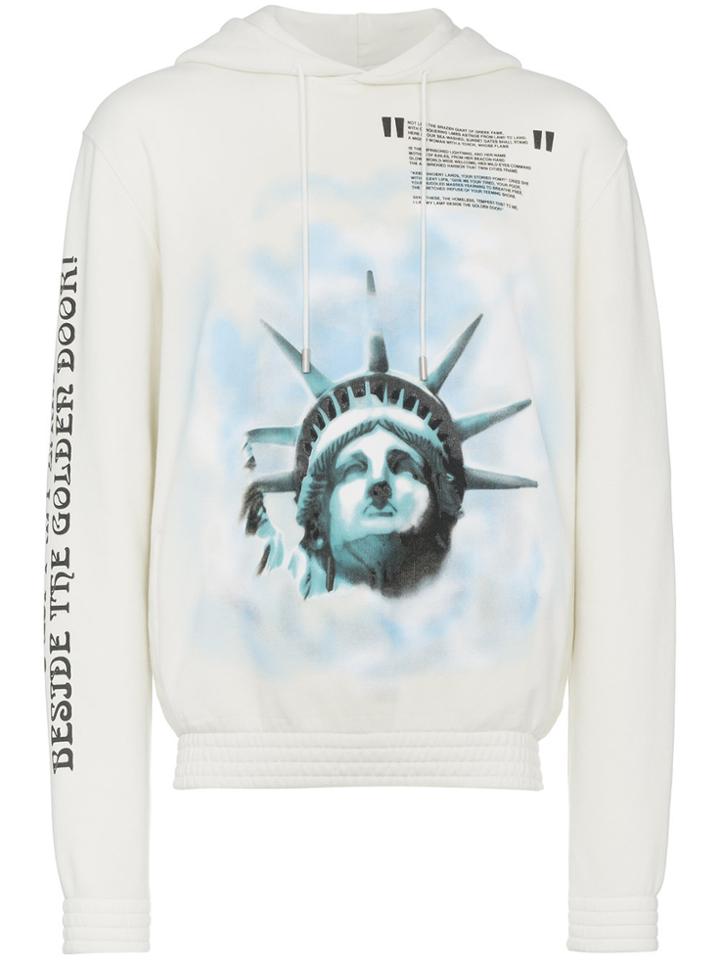 Off-white Liberty Print Cotton Hoodie