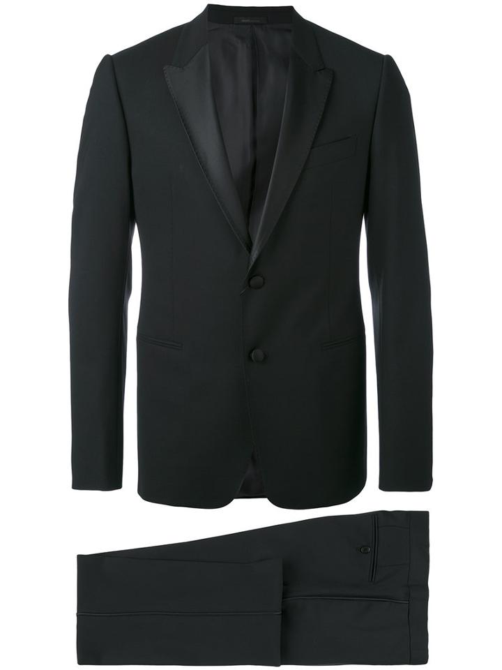 Armani Collezioni - Classic Dinner Suit - Men - Silk/polyester/spandex/elastane/virgin Wool - 48, Black, Silk/polyester/spandex/elastane/virgin Wool