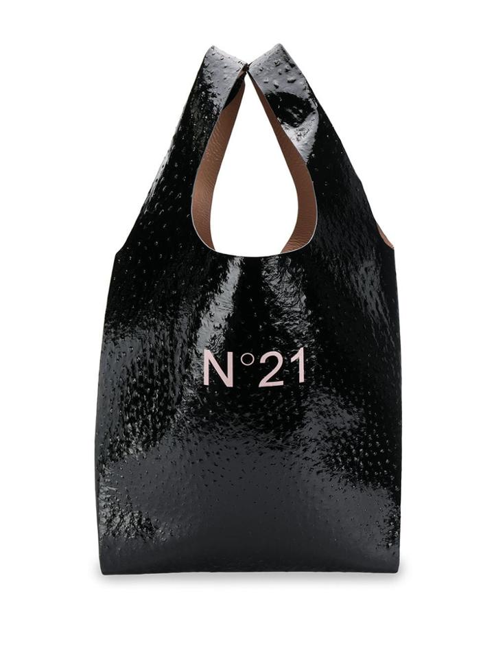 Nº21 Logo Shopper - Black