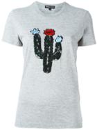 Markus Lupfer Embroidered Cactus T-shirt