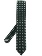 Canali Polka Dots Knitted Tie - Green