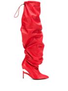 Unravel Project Elephant Boots - Red