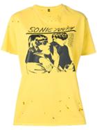 R13 Sonic Youth T-shirt - Yellow